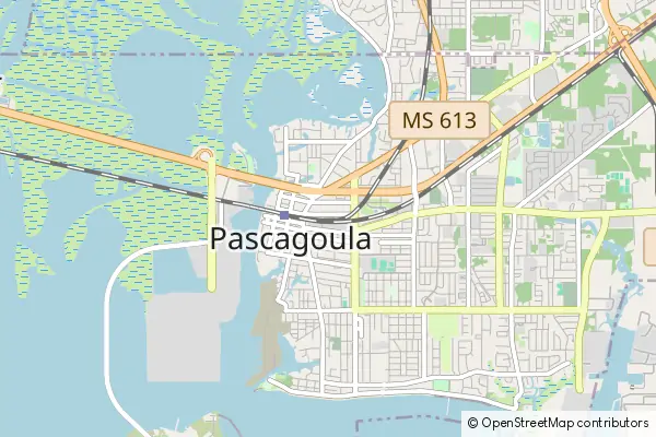 Karte Pascagoula