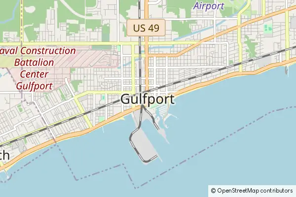 Karte Gulfport