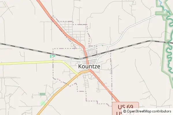 Karte Kountze