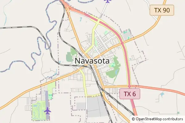 Karte Navasota