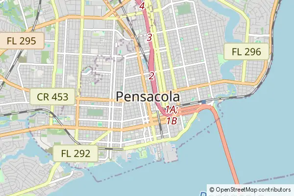 Karte Pensacola