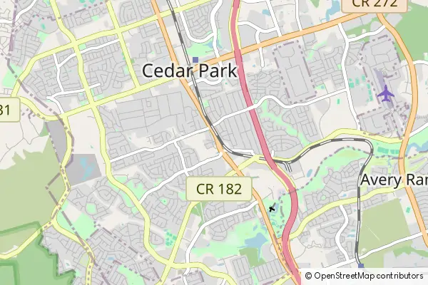 Karte Cedar Park