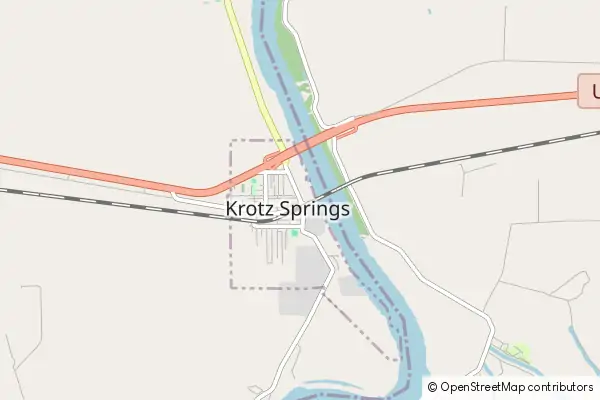 Karte Krotz Springs