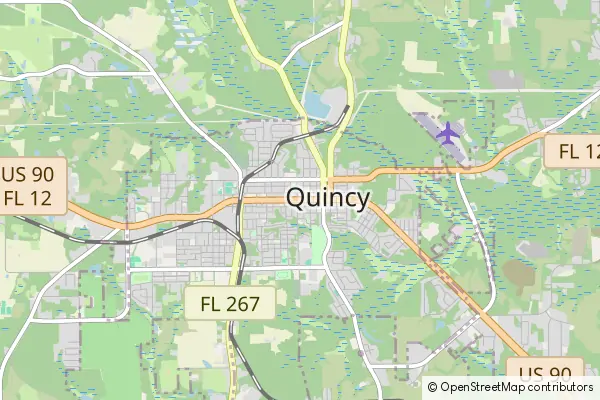 Karte Quincy