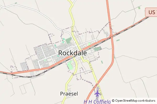 Karte Rockdale