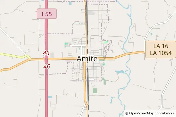 Karte Amite