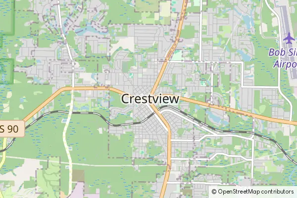 Karte Crestview