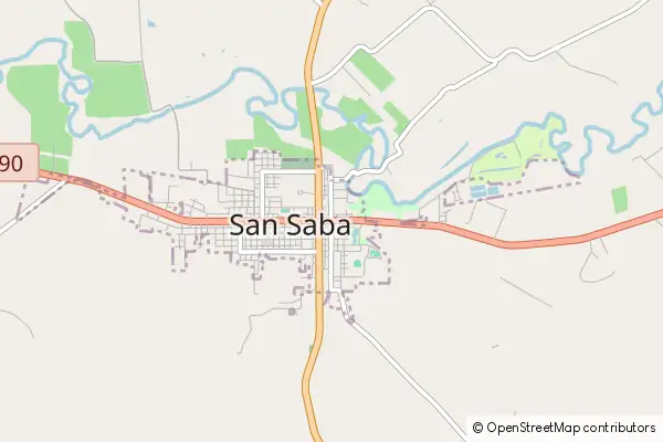 Karte San Saba