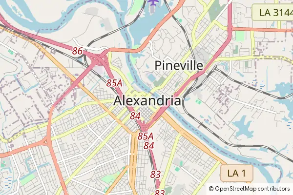 Karte Alexandria