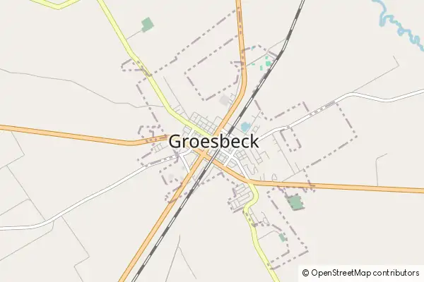 Karte Groesbeck