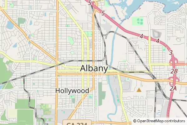 Karte: Albany • © OpenStreetMap contributors Karte Albany