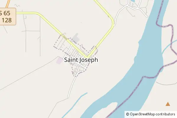 Karte Saint Joseph