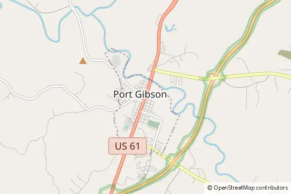 Karte Port Gibson