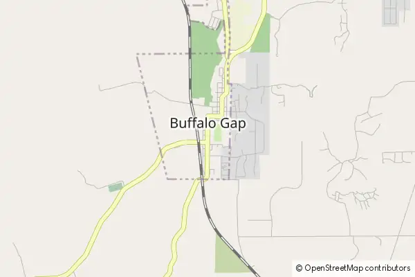 Karte Buffalo Gap