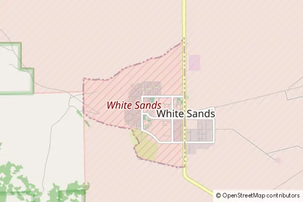 Karte White Sands