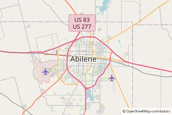 Karte Abilene