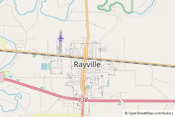 Karte Rayville