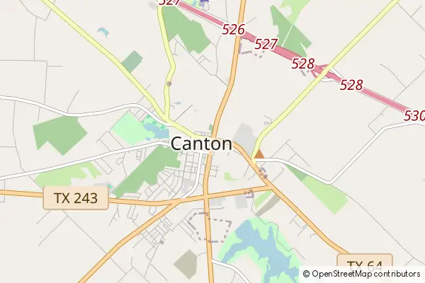 Karte Canton