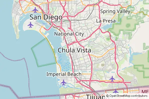 Karte Chula Vista
