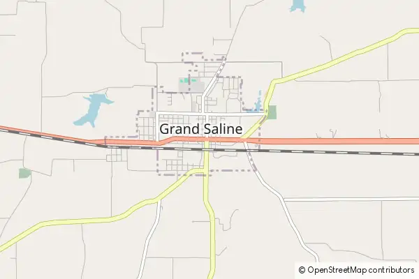 Karte Grand Saline