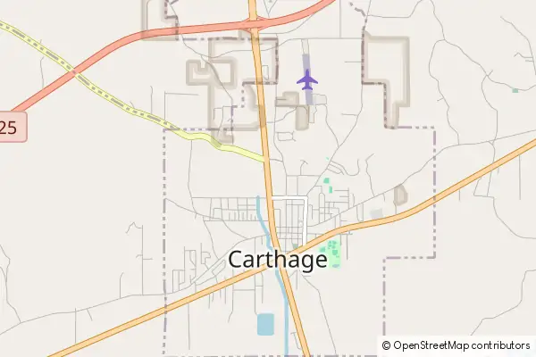 Karte Carthage