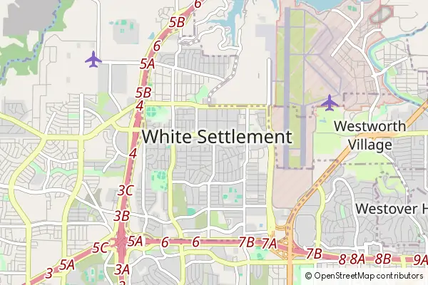 Karte White Settlement