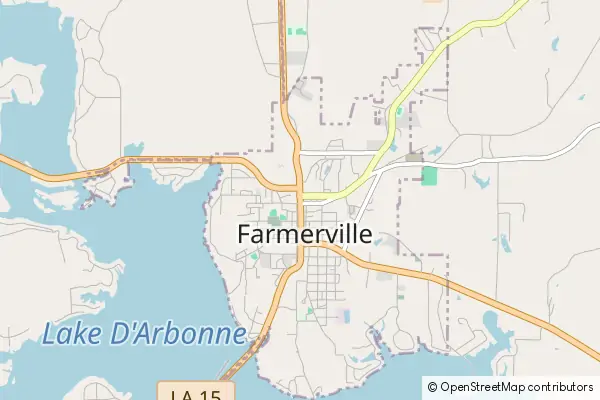 Karte Farmerville