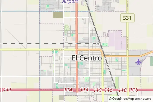 Karte El Centro