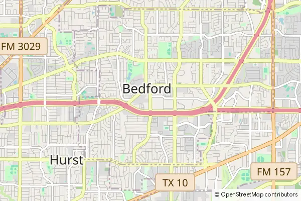 Karte Bedford