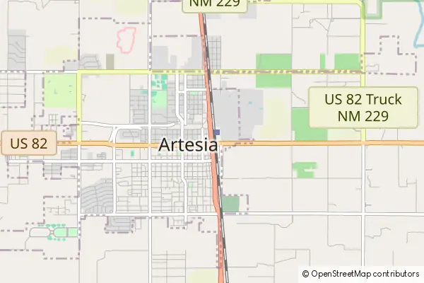 Karte Artesia