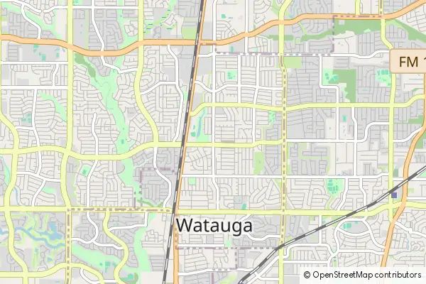 Karte Watauga