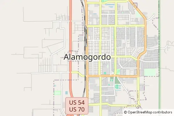 Karte Alamogordo