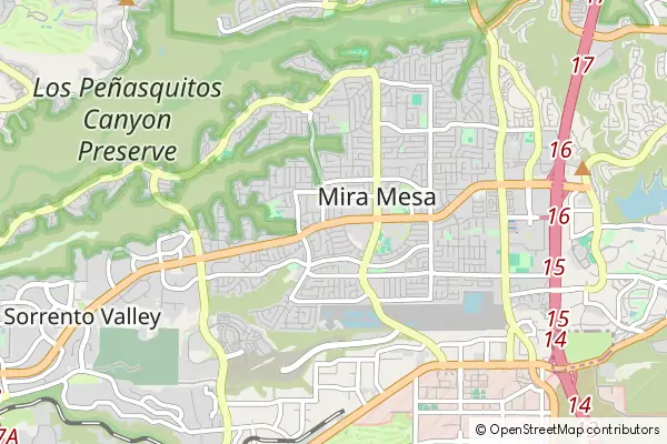 Karte Mira Mesa