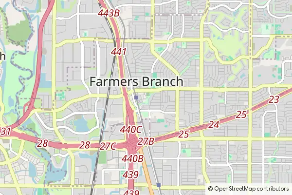 Karte Farmers Branch