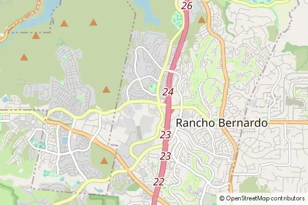 Karte Rancho Bernardo