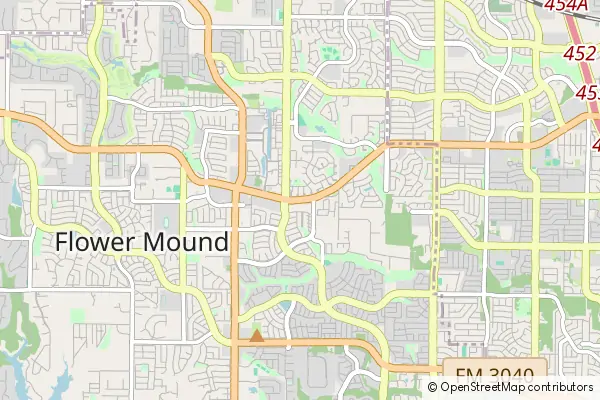 Karte Flower Mound