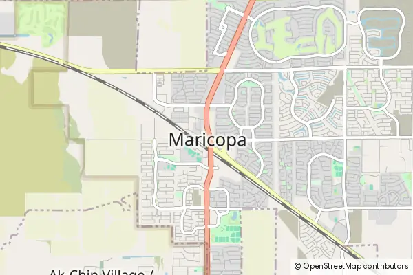 Karte Maricopa