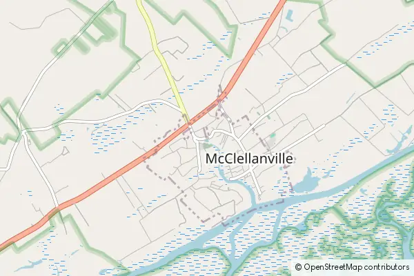 Karte McClellanville