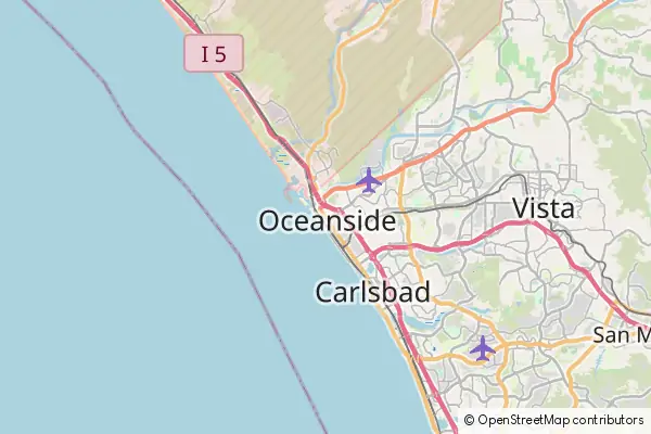 Karte Oceanside