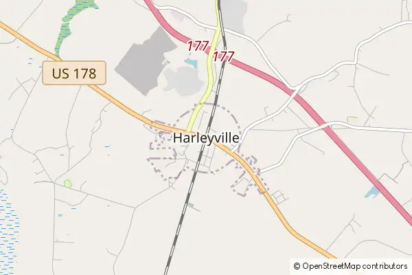 Karte Harleyville