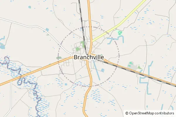 Karte Branchville