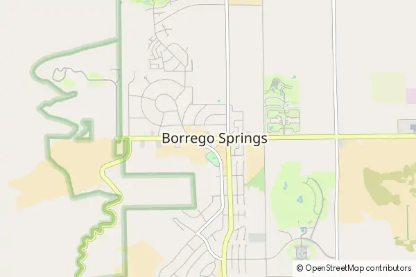 Karte Borrego Springs