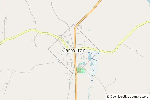 Karte Carrollton