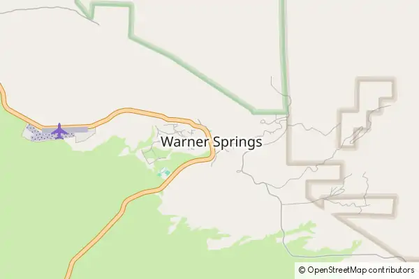 Karte Warner Springs