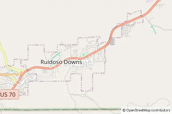 Karte Ruidoso Downs