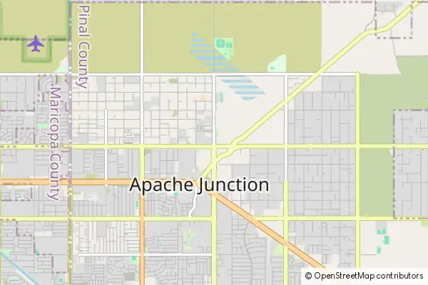Karte Apache Junction