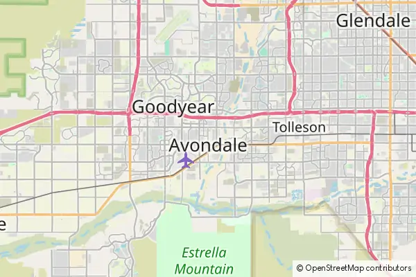 Karte: Avondale • © OpenStreetMap contributors Karte Avondale