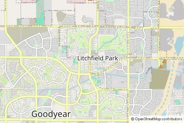 Karte Litchfield Park