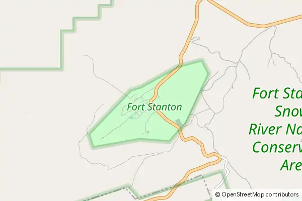 Karte Fort Stanton