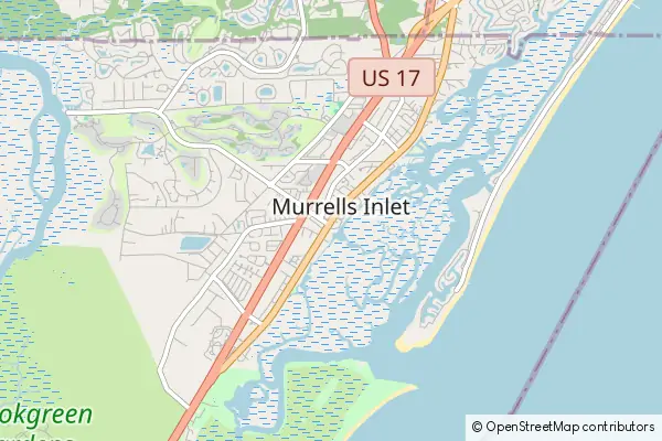 Karte Murrells Inlet